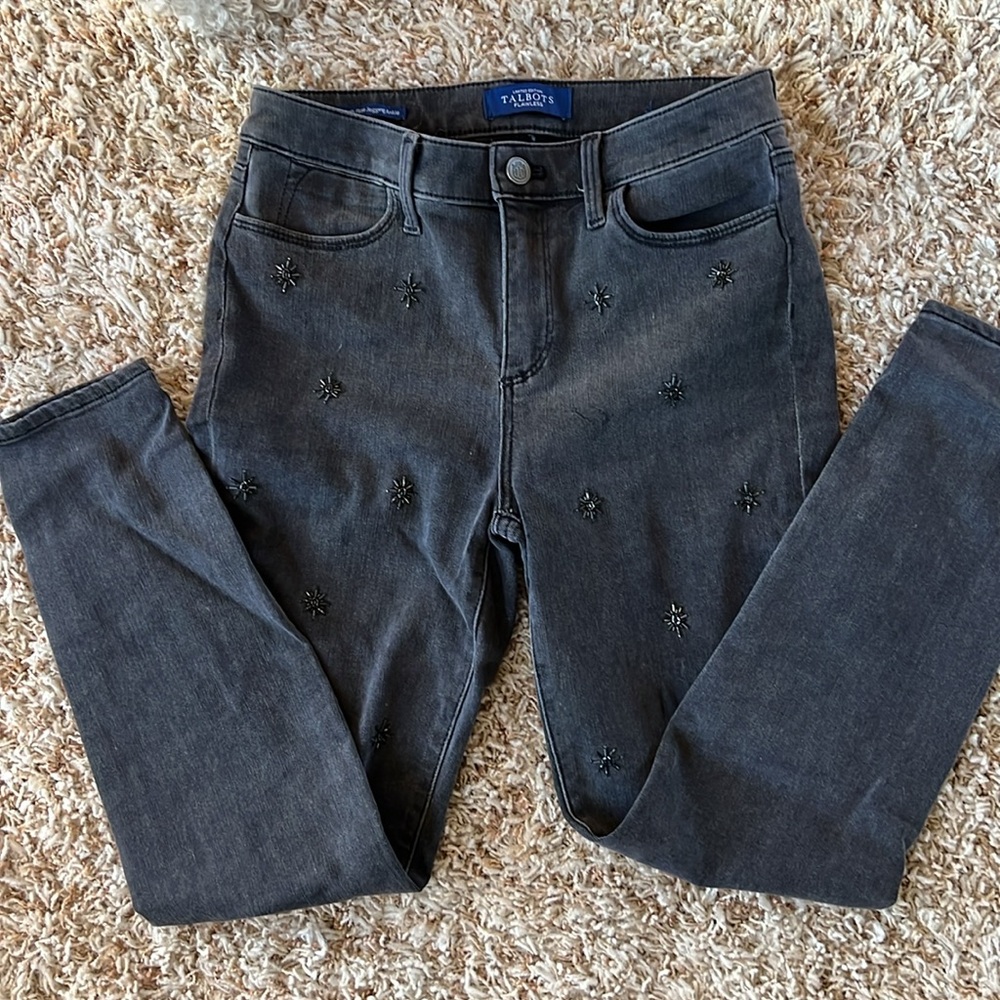 Talbots Black Limited Edition High-Rise Jegging Ankle 4P - Picture 2 of 9